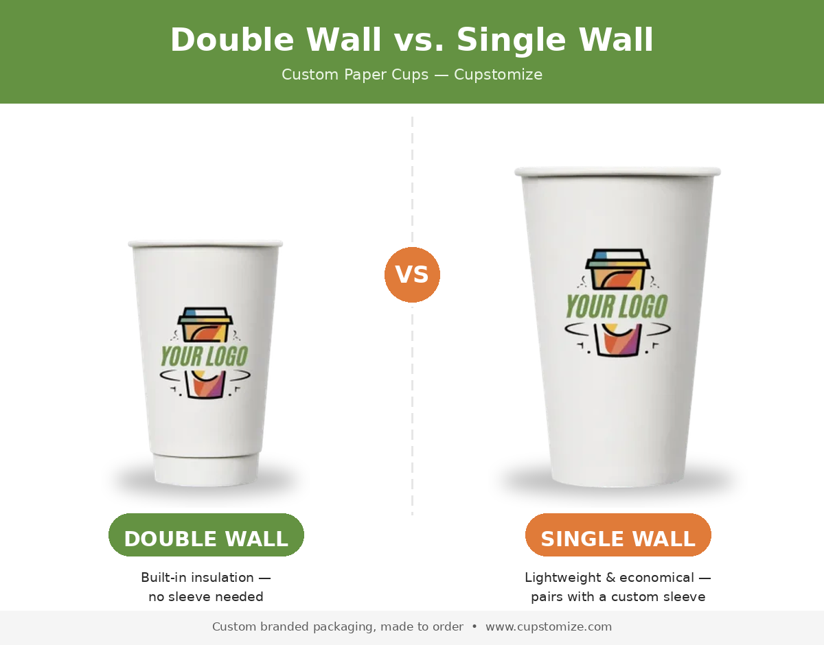 Single Wall vs. Double Wall Paper Cups: Which One Does Your Business Need?